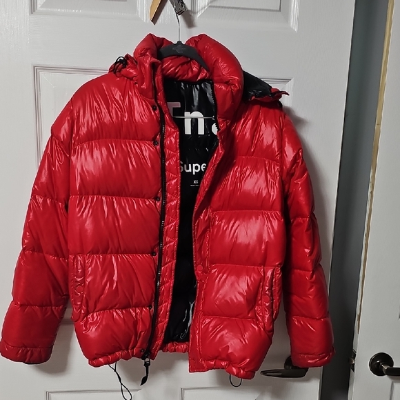 TNA Jackets & Blazers - TNA Red Puffer Jacket